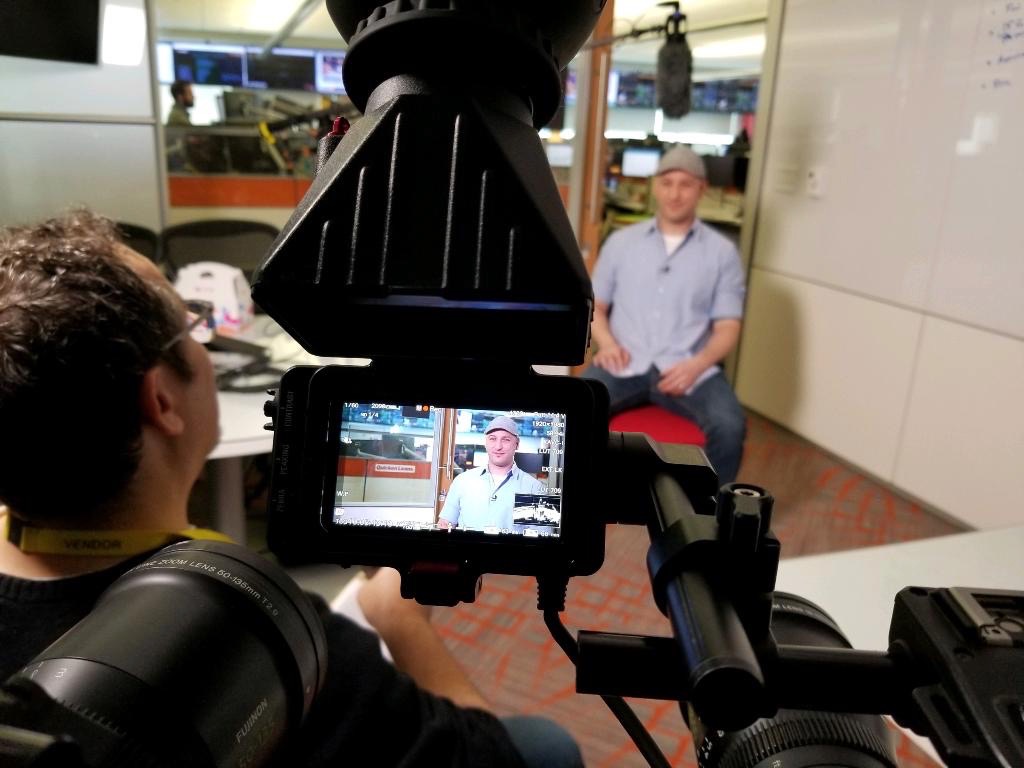 Professional video production crew in Detroit Michigan