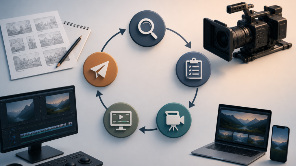 5 Phase Brand Video Production Process